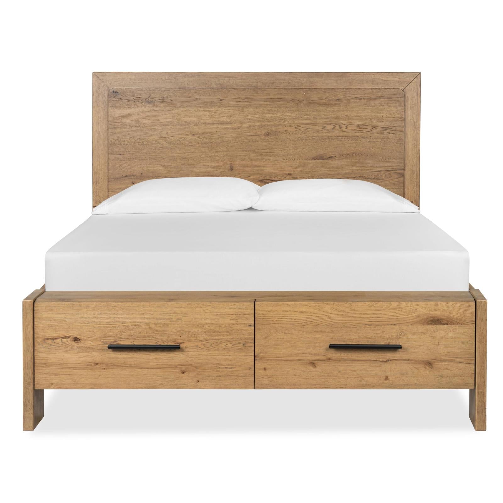 Magnussen Home Davenport Rustic Panel Caramel Bed