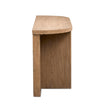 Magnussen Home Hayden Golden Oat Demilune Sofa Table