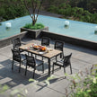 Woodbridge Furniture Bellevue Outdoor Stackable Arm Chair