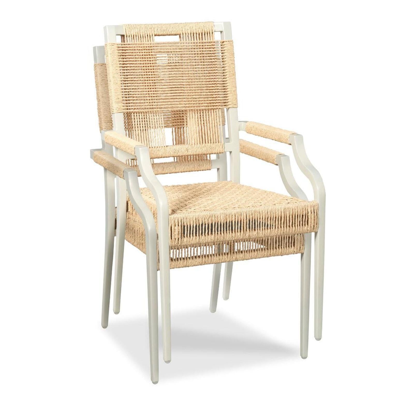 Woodbridge Furniture Monaco Woven Stackable Chair
