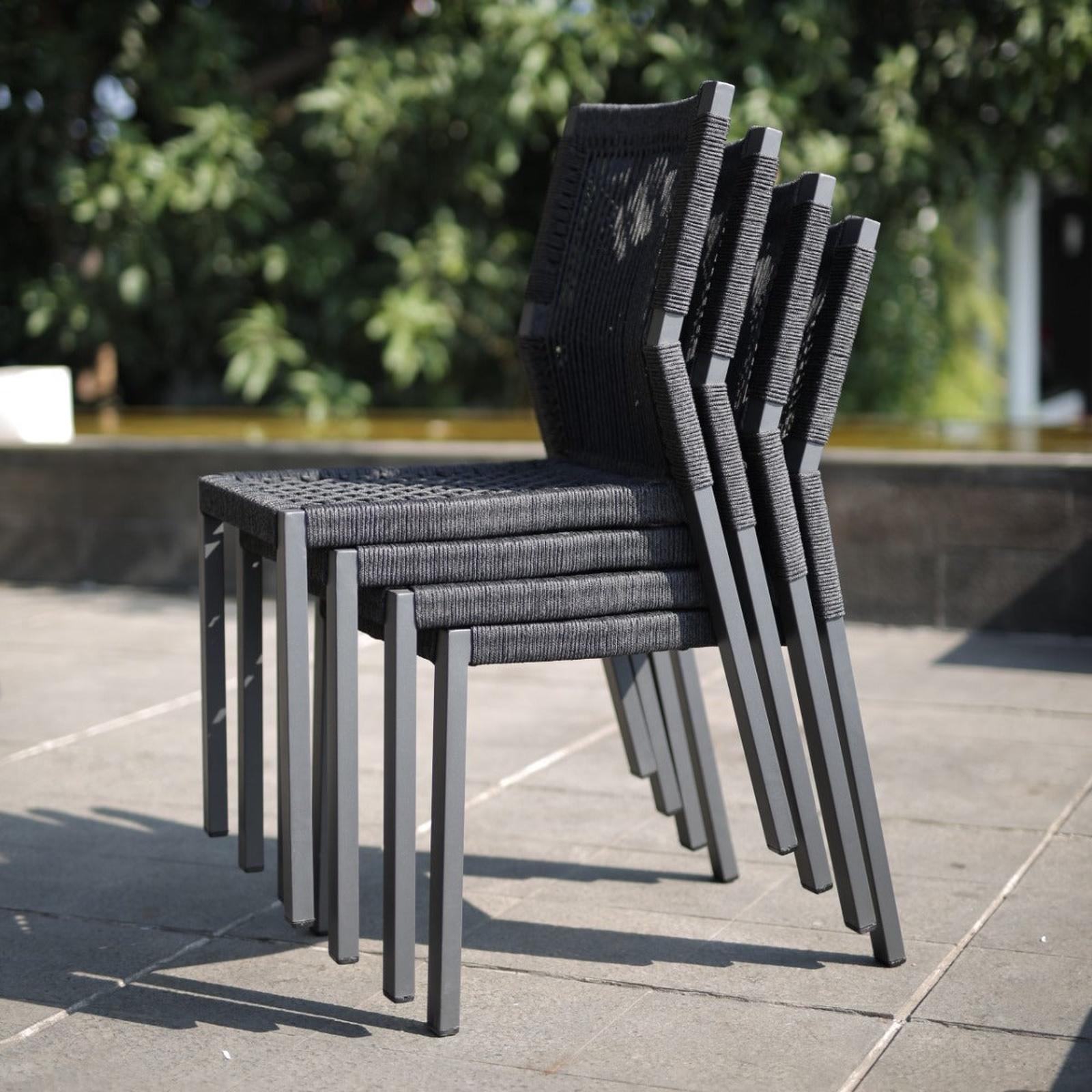 Woodbridge Furniture Bellevue Outdoor Stackable Side Chair