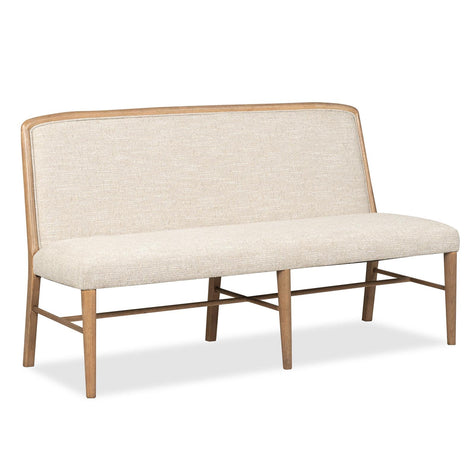 Magnussen Home Woodward Dark Clove Upholstered Bench