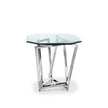 Magnussen Home Lenox Square Acadia White Octagonal End Table