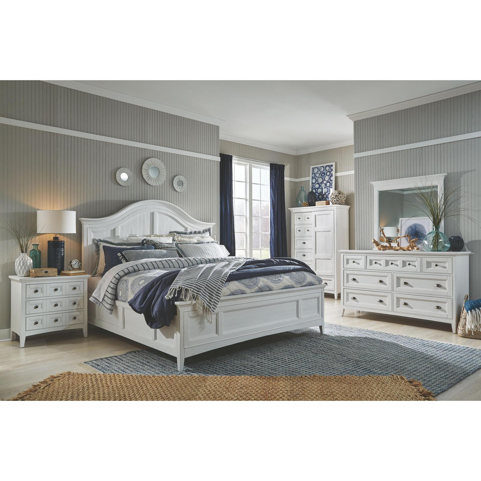 Magnussen Home Heron Cove Chalk White & Dovetail Grey Chest