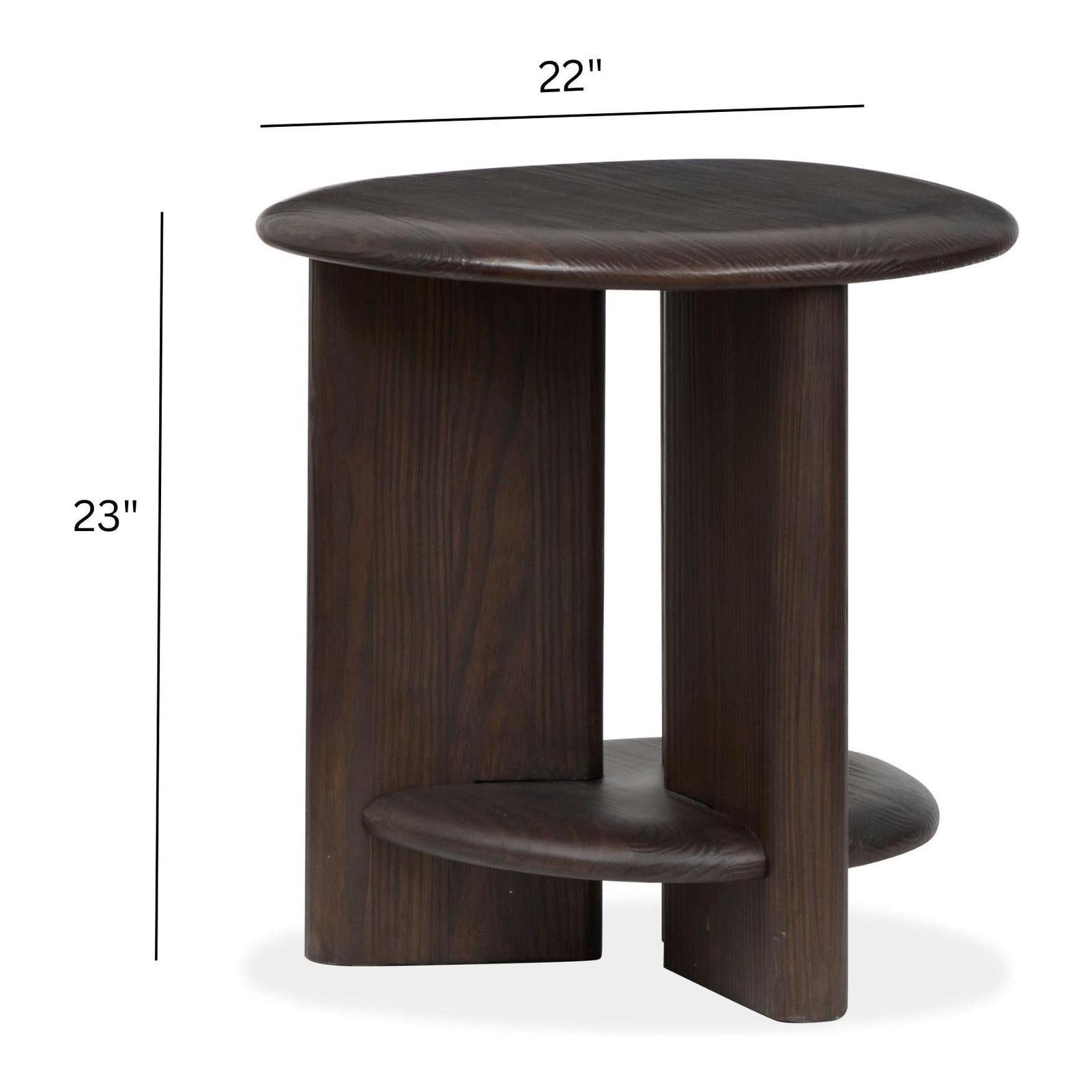 Magnussen Home Upton Coffee Bean Shaped End Table