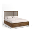 Magnussen Home Laurel Ridge Brown Upholstered Panel Bed