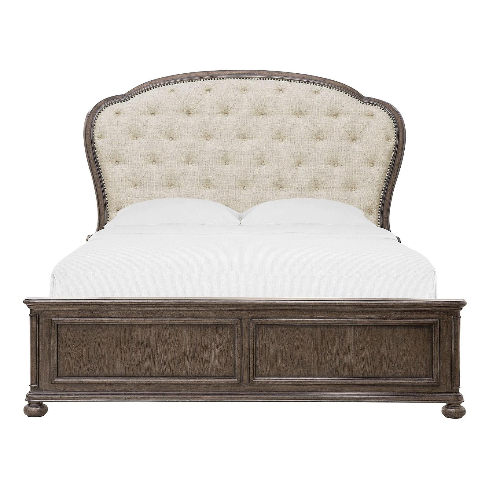 Pulaski Saddle Creek Timber Brown Upholstered Bed