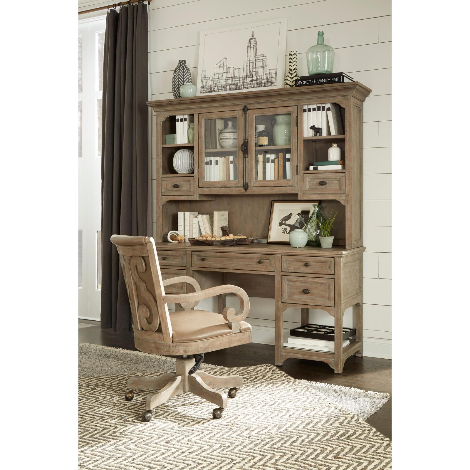 Magnussen Home Tinley Park Dove Tail Grey Desk