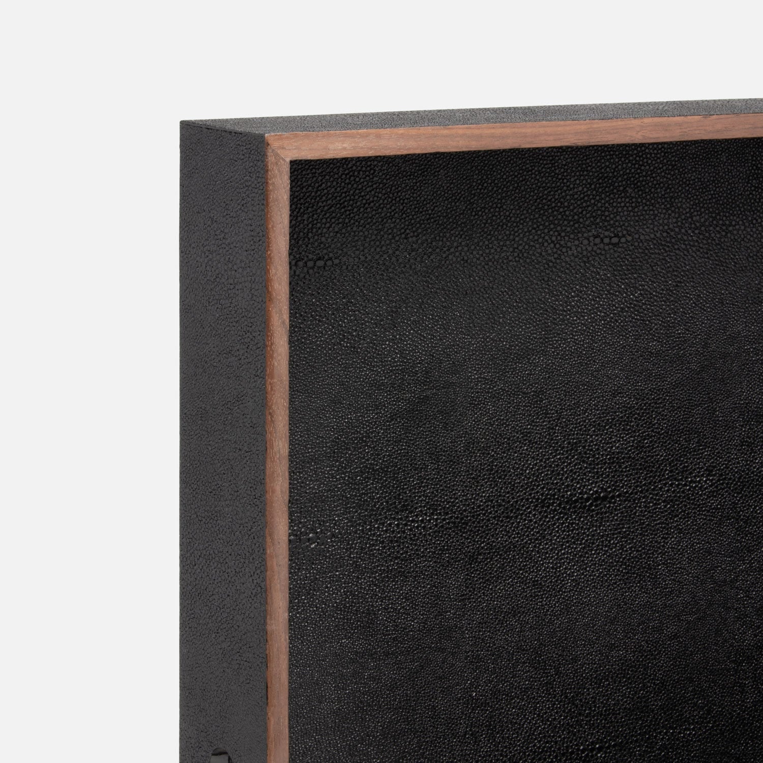 Amina Faux Shagreen Tray - Set of 3