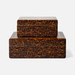 Arnold Faux Tortoise Box - Set of 2