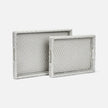 Avanna Faux Wicker Tray - Set of 2