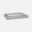 Avanna Faux Wicker Tray - Set of 2