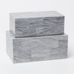 Bacall Stone Box - Set of 2