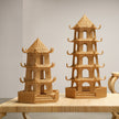 Bardot Rattan Pagoda Sculptures