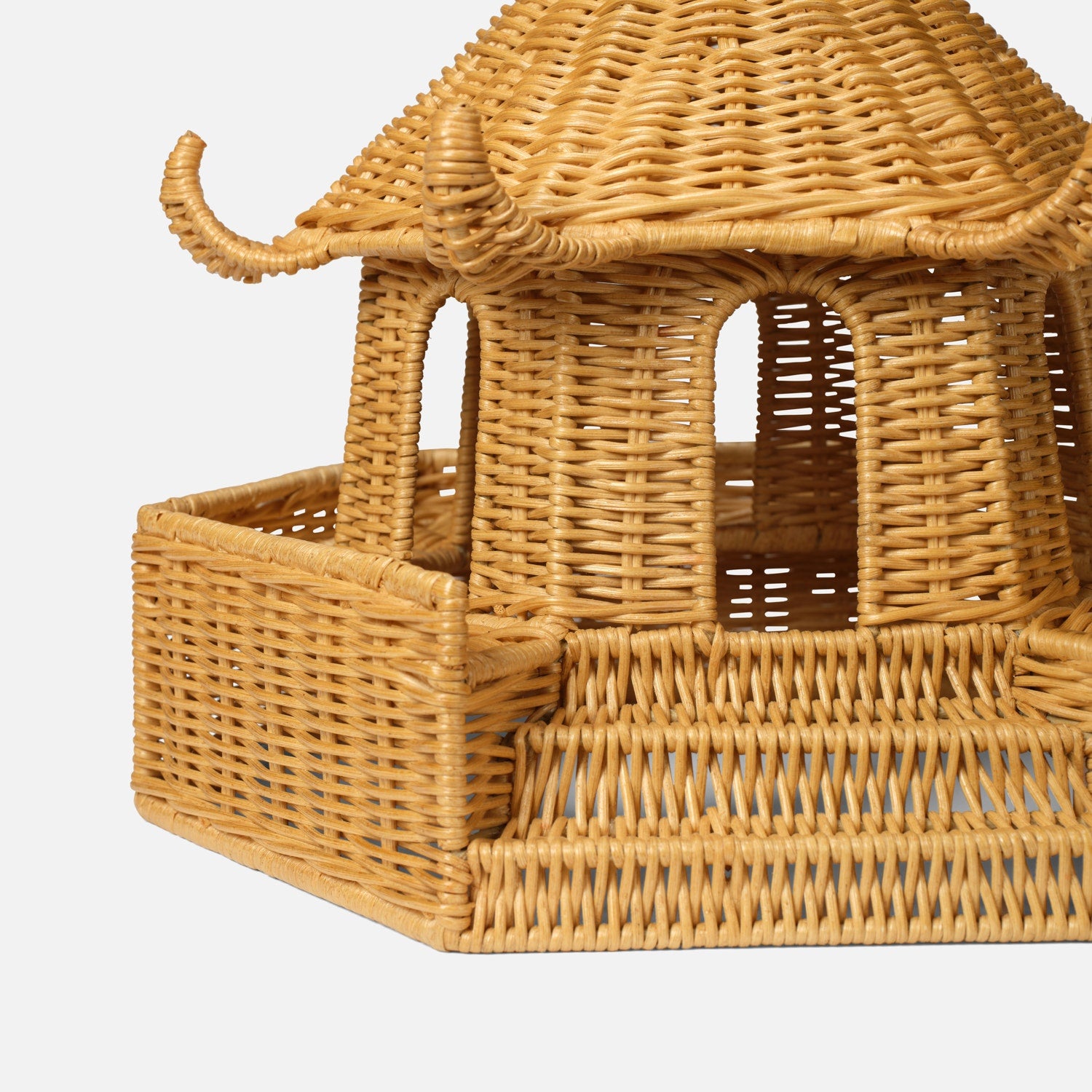 Bardot Rattan Pagoda Sculptures