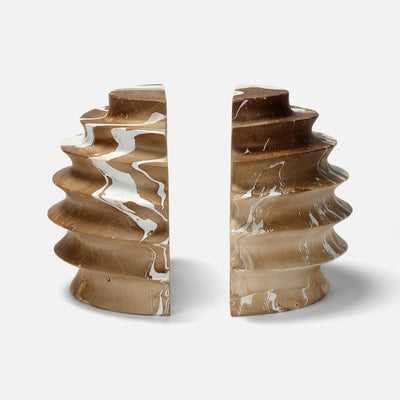 Baylor Mango Wood Bookend Set