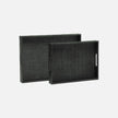 Blanca Handwoven Pandan Tray - Set of 2