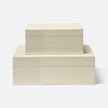 Breck Faux Shagreen Box - Set of 2
