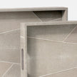 Breck Faux Shagreen Tray - Set of 2