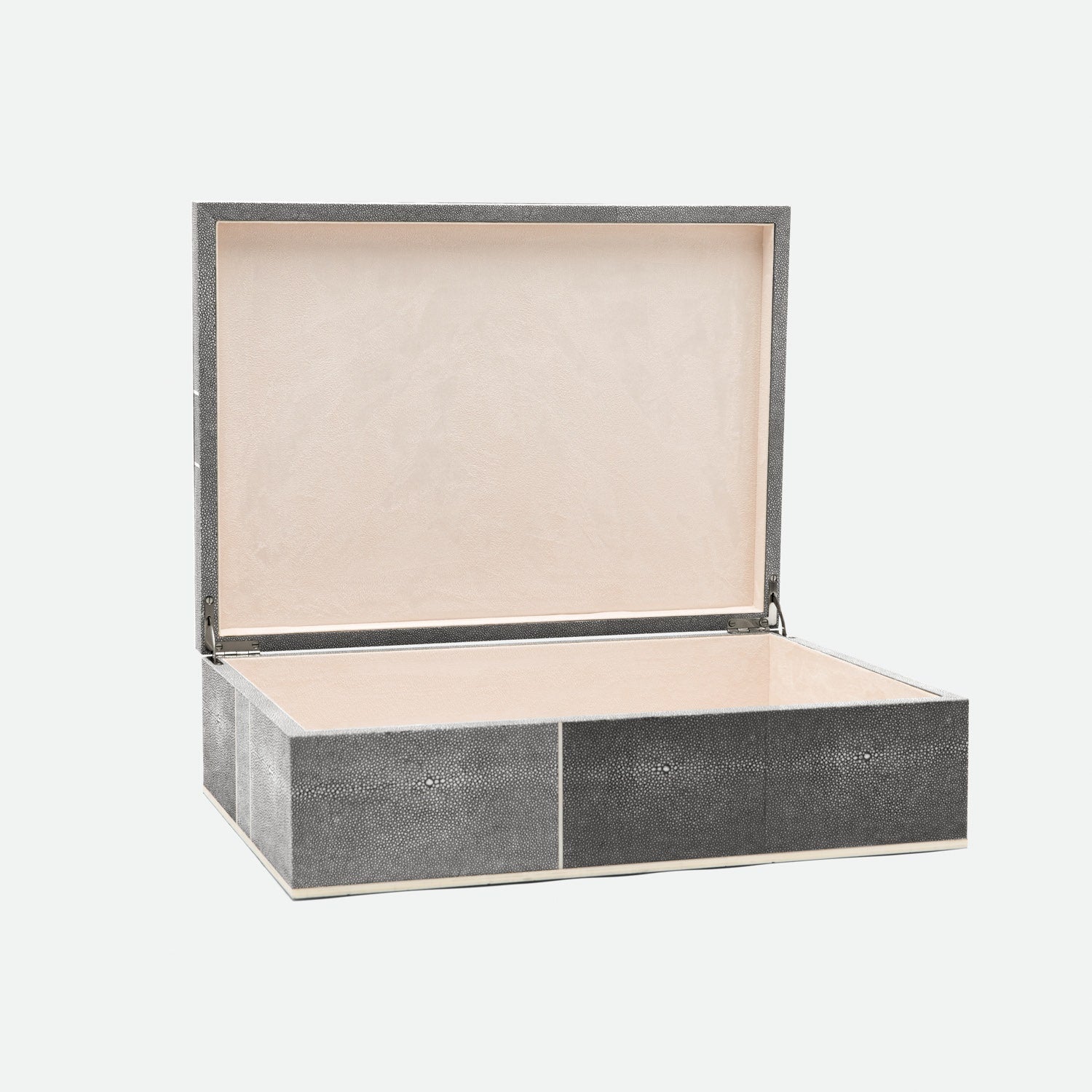 Breck XL Faux Shagreen Box