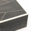 Breck XL Faux Shagreen Box