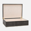 Breck XL Faux Shagreen Box