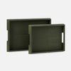 Bryant Leather Tray - Set of 2