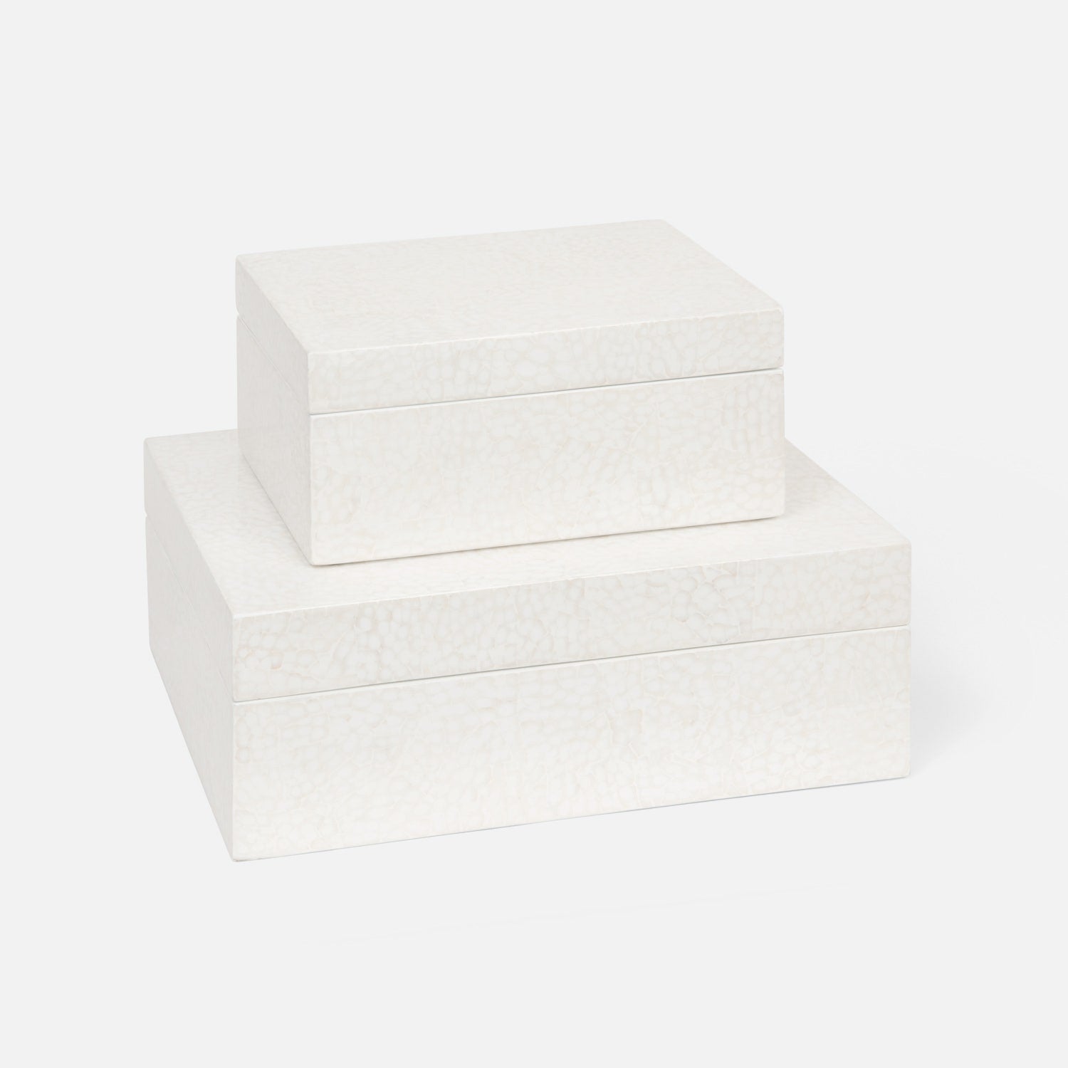 Della Handcrafted Eggshell Box - Set of 2