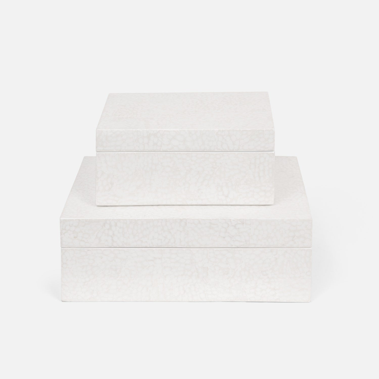 Della Handcrafted Eggshell Box - Set of 2