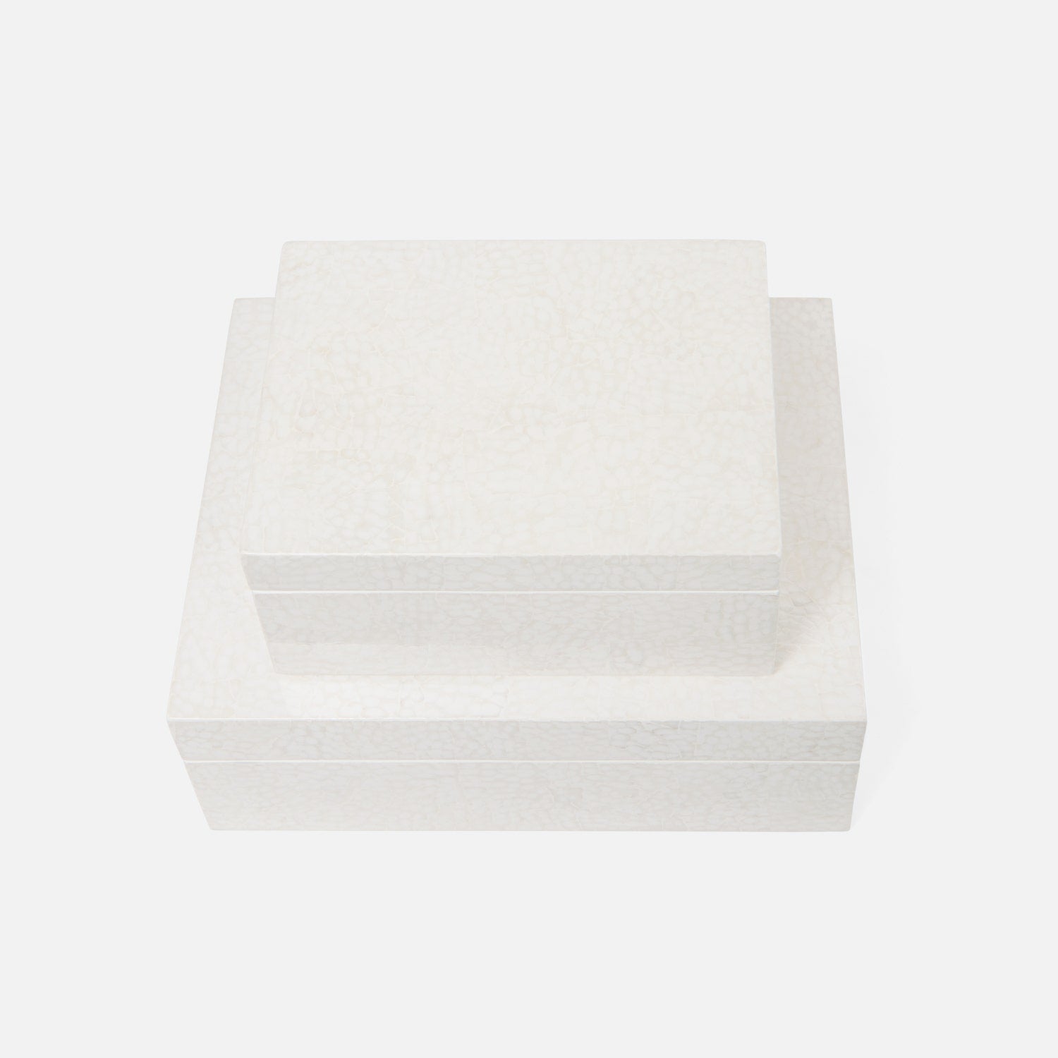 Della Handcrafted Eggshell Box - Set of 2