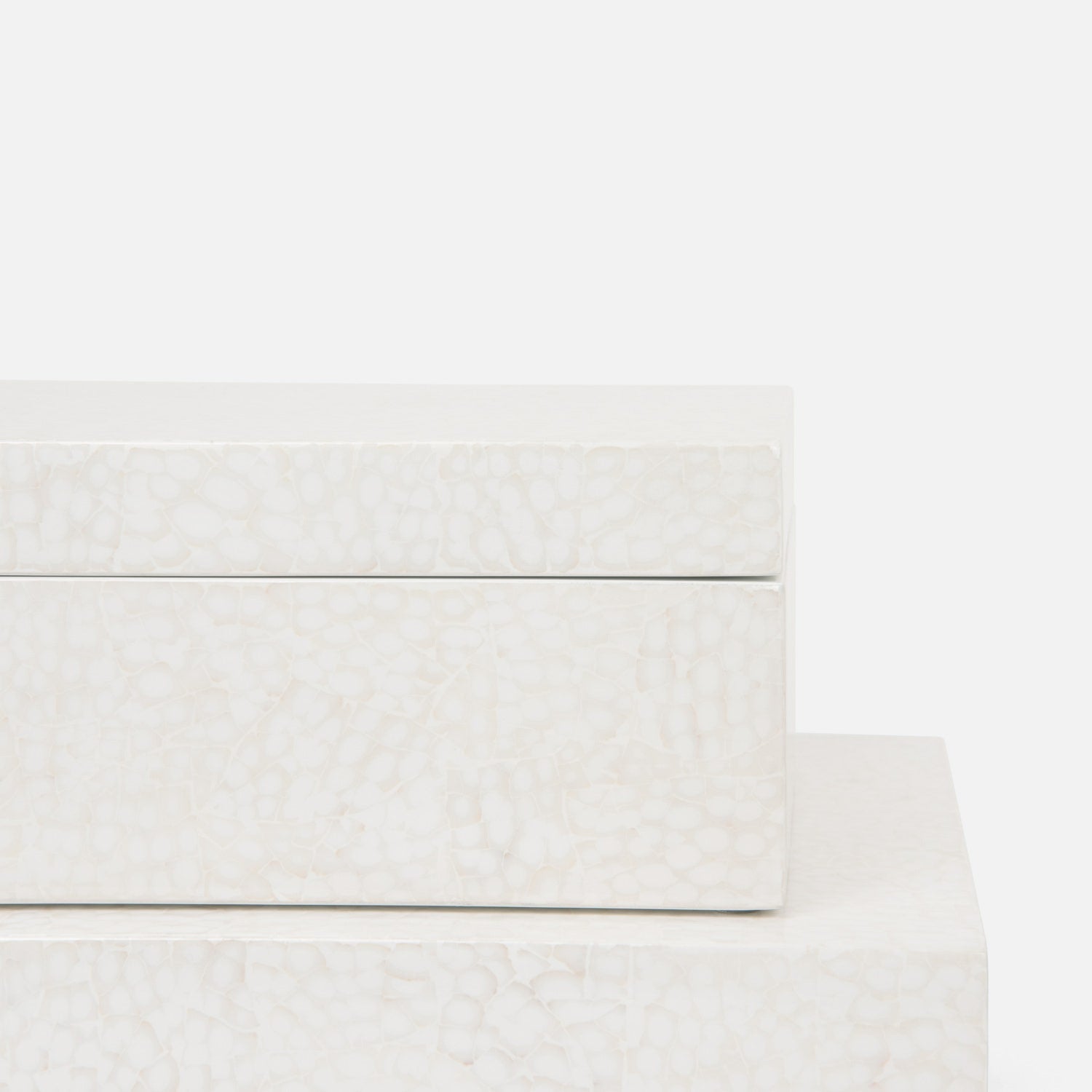 Della Handcrafted Eggshell Box - Set of 2
