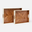 Dixon Veneer Tray - Set of 2