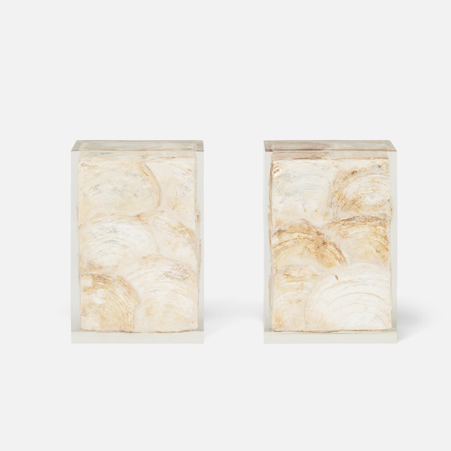 Elara Capiz Shell Bookend Set