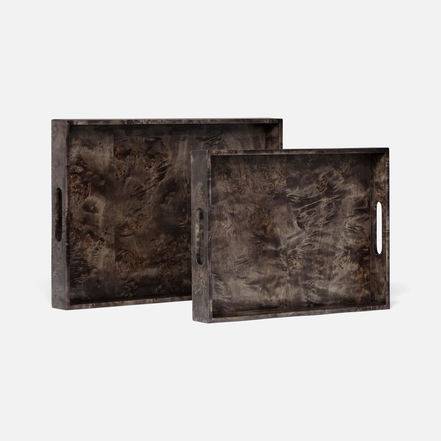 Elita Mappa Burl Tray - Set of 2
