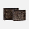Elita Mappa Burl Tray - Set of 2