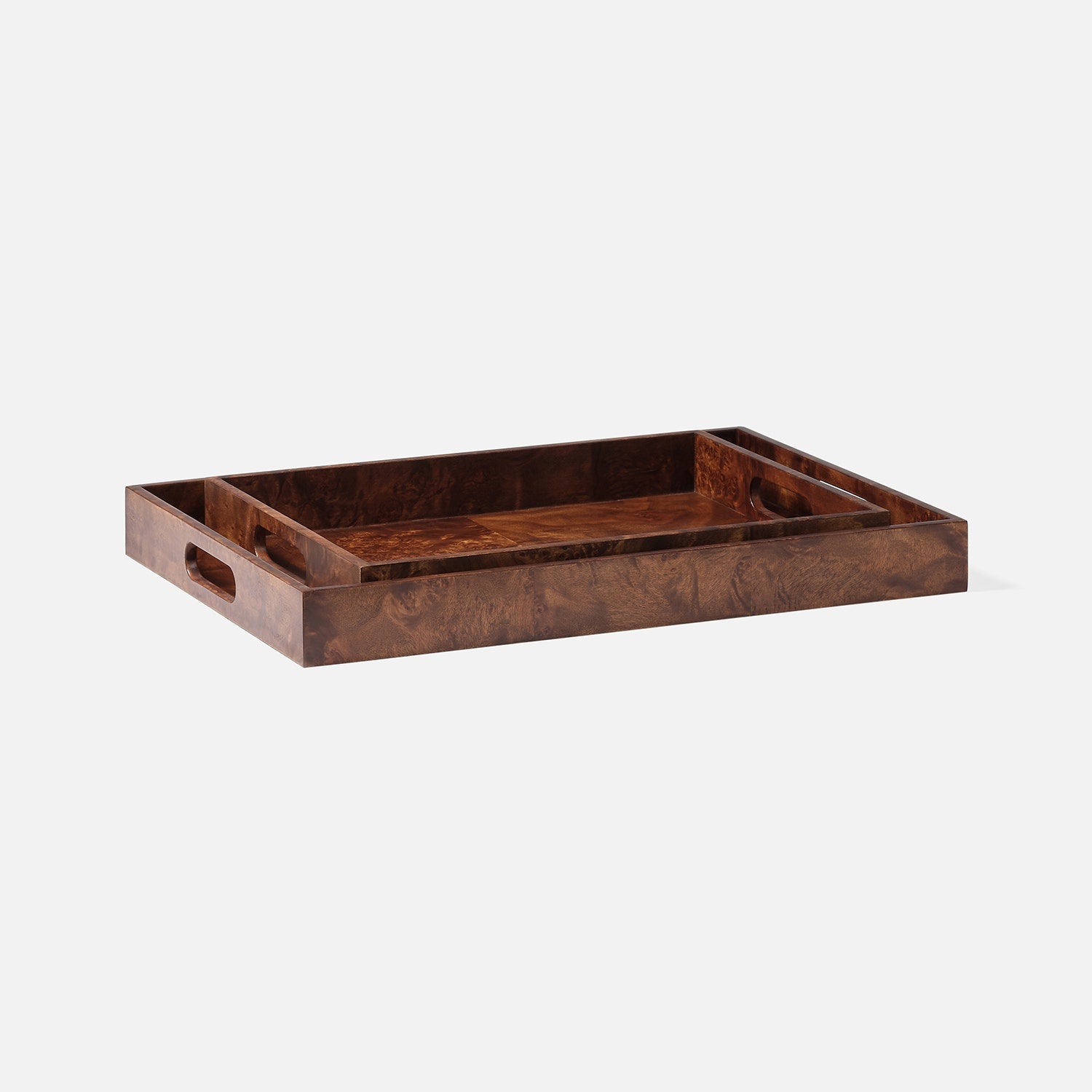 Elita Mappa Burl Tray - Set of 2