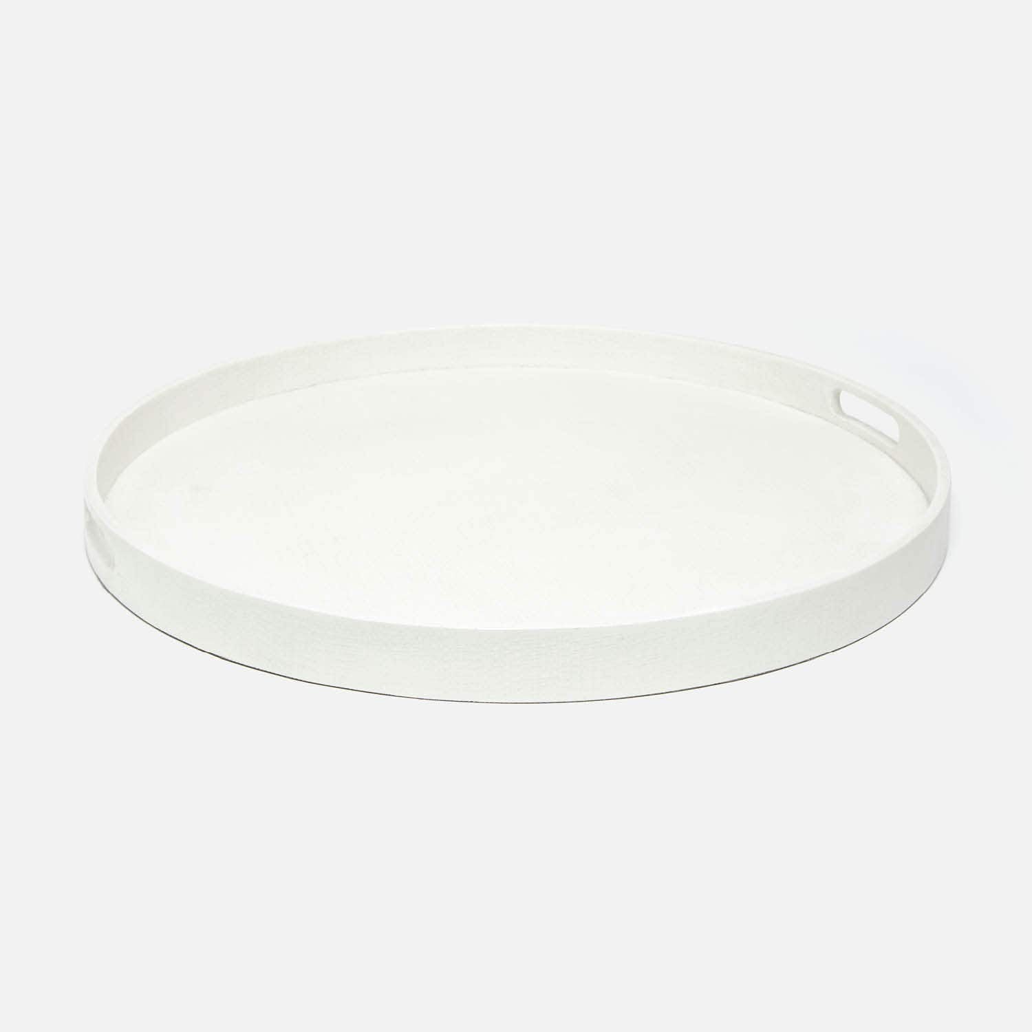 Elodie Faux Raffia Tray