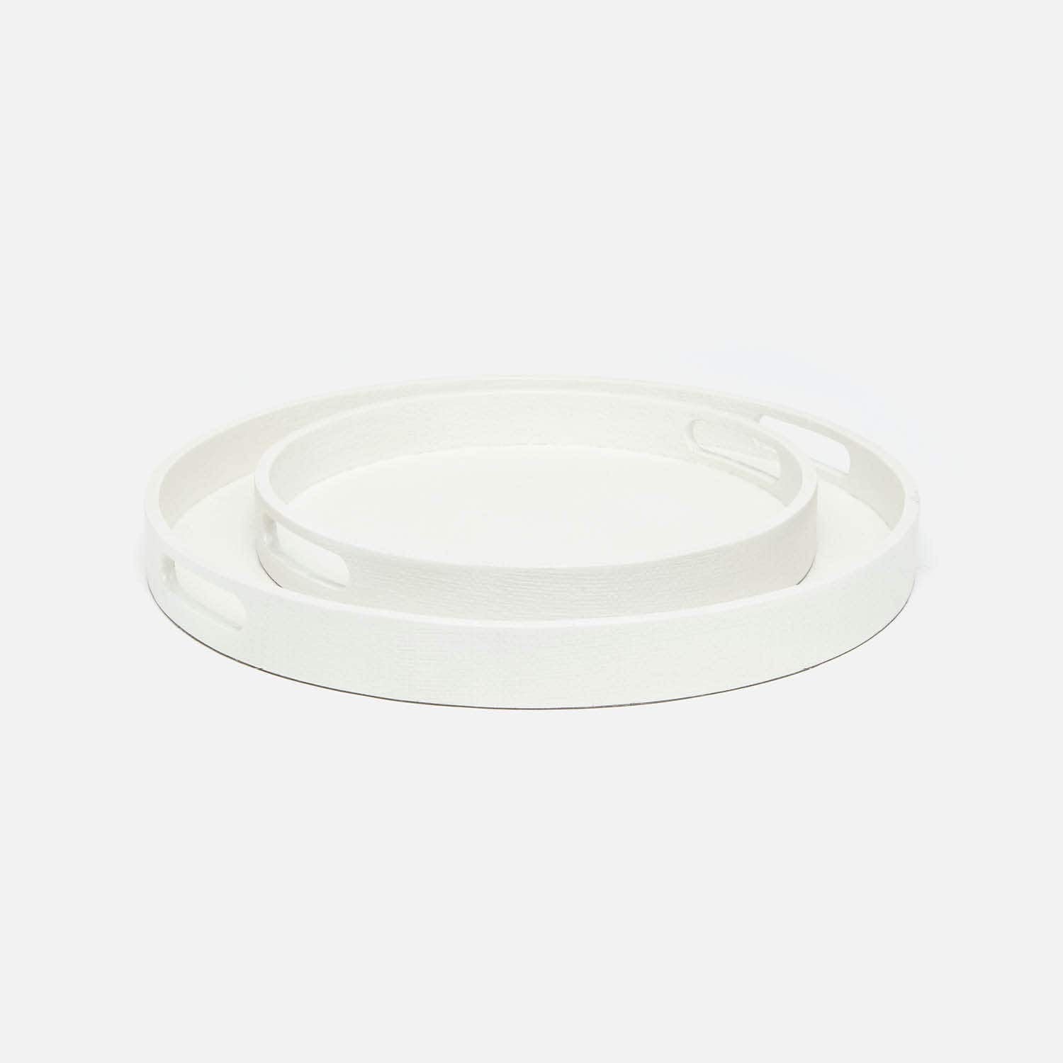 Elodie Faux Raffia Tray