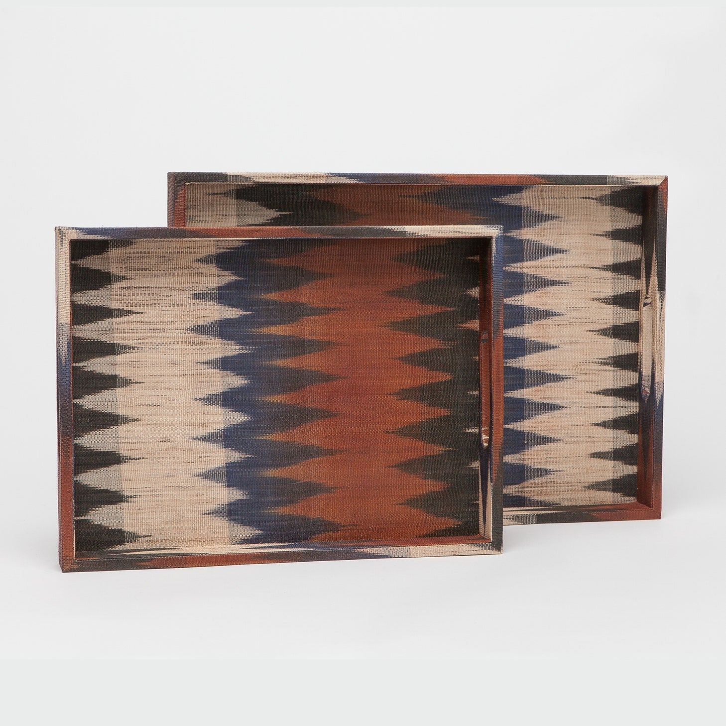 Emily T'nalak Patterned Tray - Set of 2
