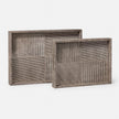 Fenmore Hair-On-Hide Tray - Set of 2