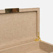 Imani Ostrich Embossed Leather Box - Set of 2