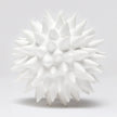 Irma Porcelain Puffer Ball Sculpture - Set of 2