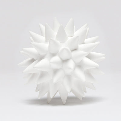 Irma Porcelain Puffer Ball Sculpture - Set of 2