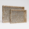 Killian Capiz Decorative Tray - Set of 2