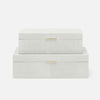 Kiraz Faux Shagreen Box - Set of 2