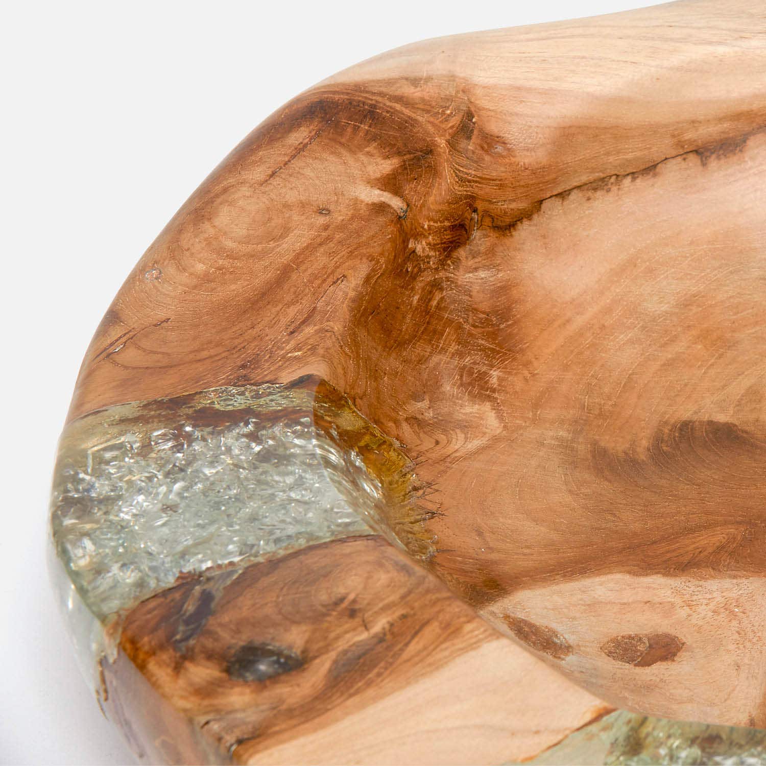 Kyla Glass Resin Bowl - Set of 2