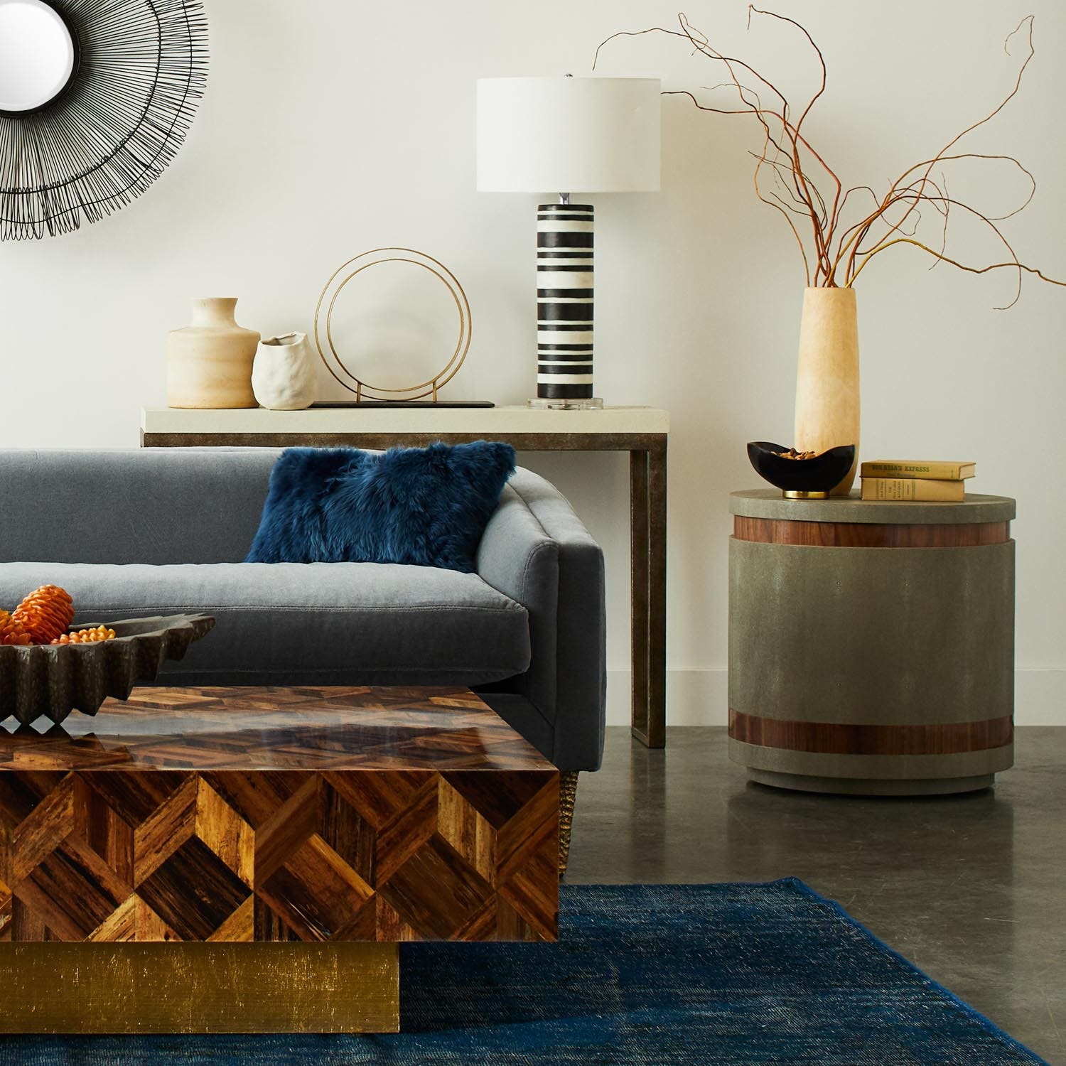 Lily Decorative Fur Pillow