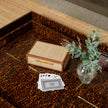Milton Faux Tortoise Tray - Set of 2