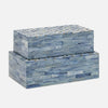 Tage Hand-Carved Bone Box - Set of 2
