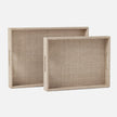 Valeria Casual Woven Tray - Set of 2